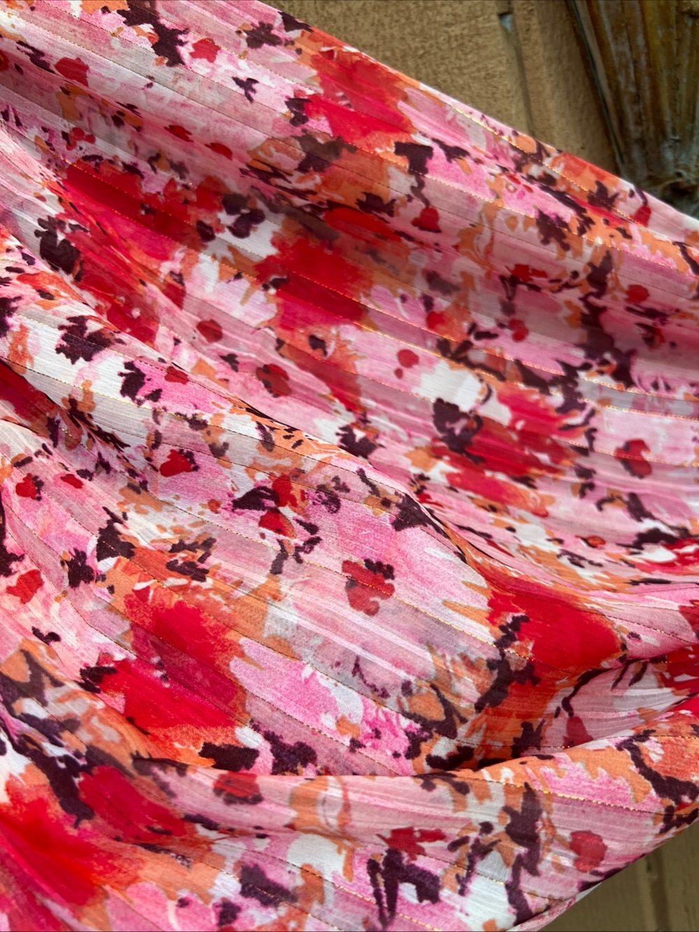 NWT Ruffle Skirt Cocktail Dress by Beulah Style Size L balloon sleeves - Picture 10 of 14